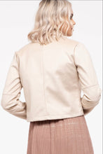 Load image into Gallery viewer, Khaki Moto Jacket