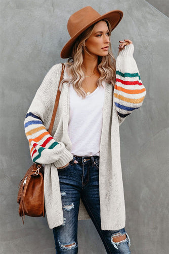 PRE-ORDER Striped Sleeve Sweater