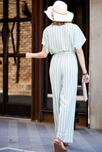 Load image into Gallery viewer, Sage Green Stripe Jumper