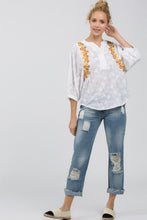 Load image into Gallery viewer, Floral Embroidered Top