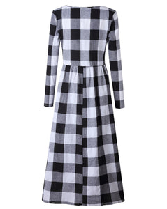 Black and White Checkered Dress Harper Mill Boutique Black and White Checkered Dress Harper Mill Boutique