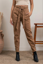 Load image into Gallery viewer, Tan Tie Pants